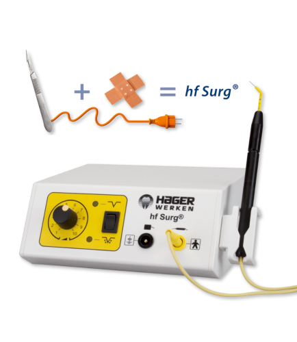 Kauter do cięcia i elektrokoagulacji HF SURG.png