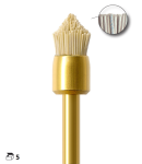 Szczoteczka nylonowa pokryta węglikiem krzemu stożek