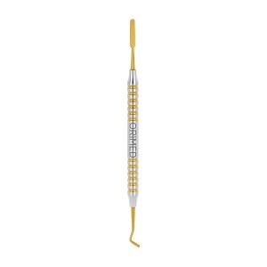 NAKŁADACZ STOMATOLOGICZNY Z ŁOPATKĄ TiN - Szer. 2 mm x 3.5 mm, uchwyt typ G-Ergo