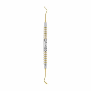 NAKŁADACZ STOMATOLOGICZNY Z UPYCHADŁEM TiN - Szer. 2.5 mm x śr. 1.6 mm, uchwyt typ G-Ergo""