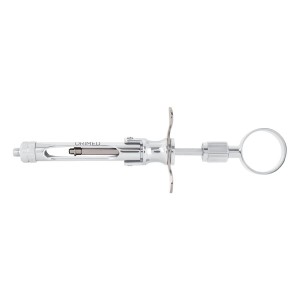 KARPULA STOMATOLOGICZNA Z ASPIRACJĄ - Typ Łamana, do aplikacji znieczulenia poj. 1.8 ml, trzy ząbki