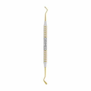 NAKŁADACZ STOMATOLOGICZNY Z UPYCHADŁEM TiN - Szer. 3.2 mm x śr. 2.5 mm, uchwyt typ G-Ergo""