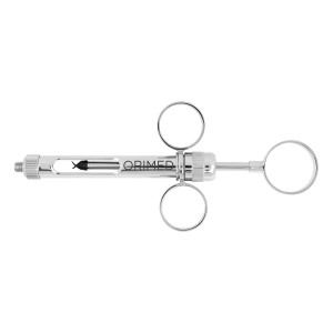 KARPULA STOM. Z ASPIRACJĄ - Typ Trzy koła, do aplikacji znieczulenia poj. 1.8 ml, gwint prosty, ząbki pokryte czarną ceramiką