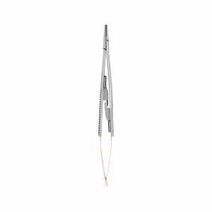 IGŁOTRZYMACZ MIKROCHIRURGICZNY CASTROVIEJO - Prosty, dł. 14 cm, TC , do nici od 6/0 do 10/0