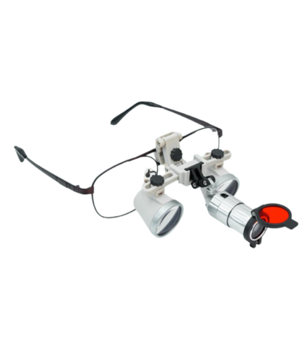 Lupa okularowa Zumax SLE - oprawka klasyczna + źródło światła Zumax HL 8300.png