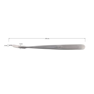 Dźwignia kostna HOHMANN-MINI - Szer. 2 mm-6 mm, dł. 16 cm